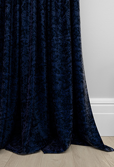 Cyrus Crushed Velvet, Royal Blue - Made to Measure Curtains
